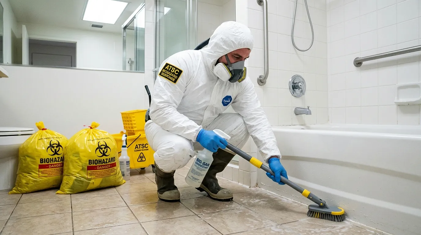 Decontamination equipment deployed for Blood Cleanup in Monterey